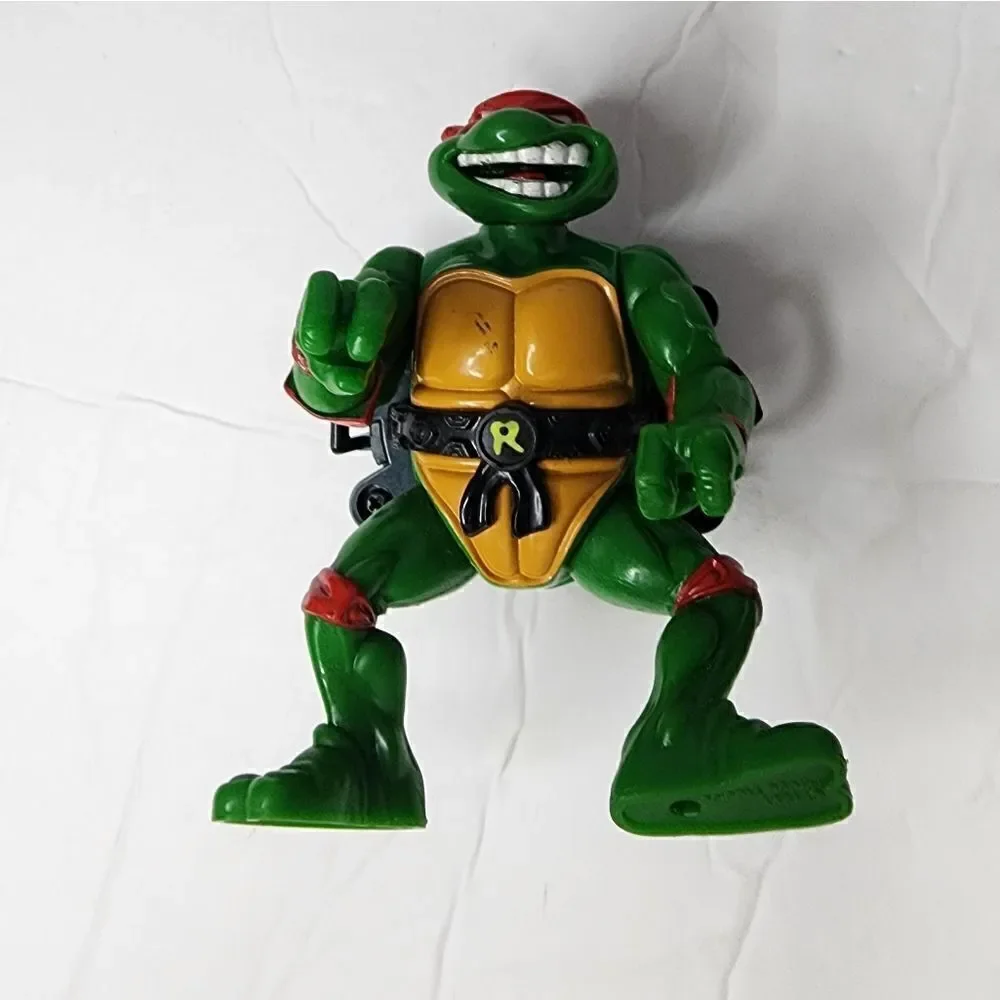 TMNT Teenage Mutant Ninja Turtles Talkin Raphael City Sewer Figure VTG 1991 c3